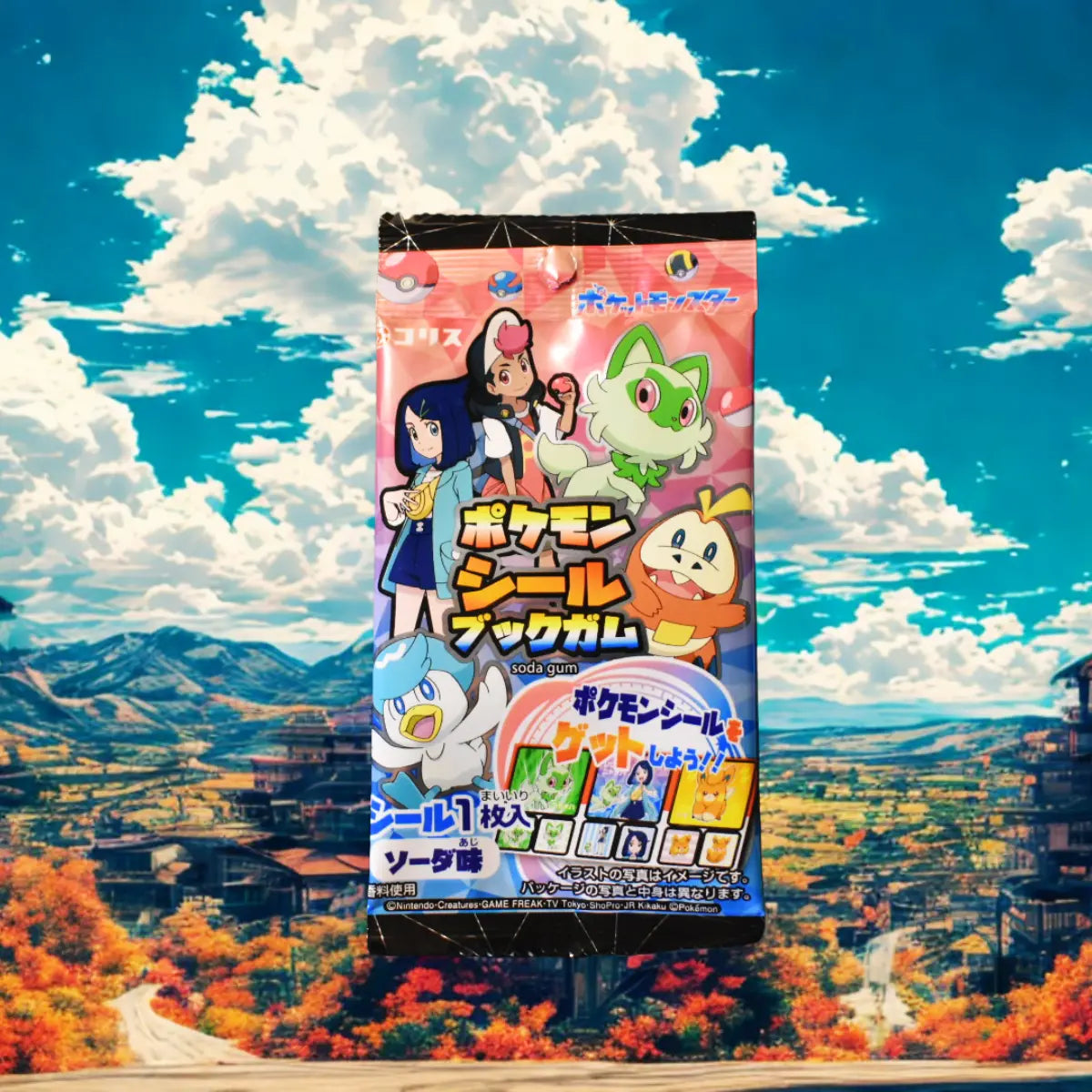 Chewing Gum édition POKEMON + Autocollant Yuuki snacks