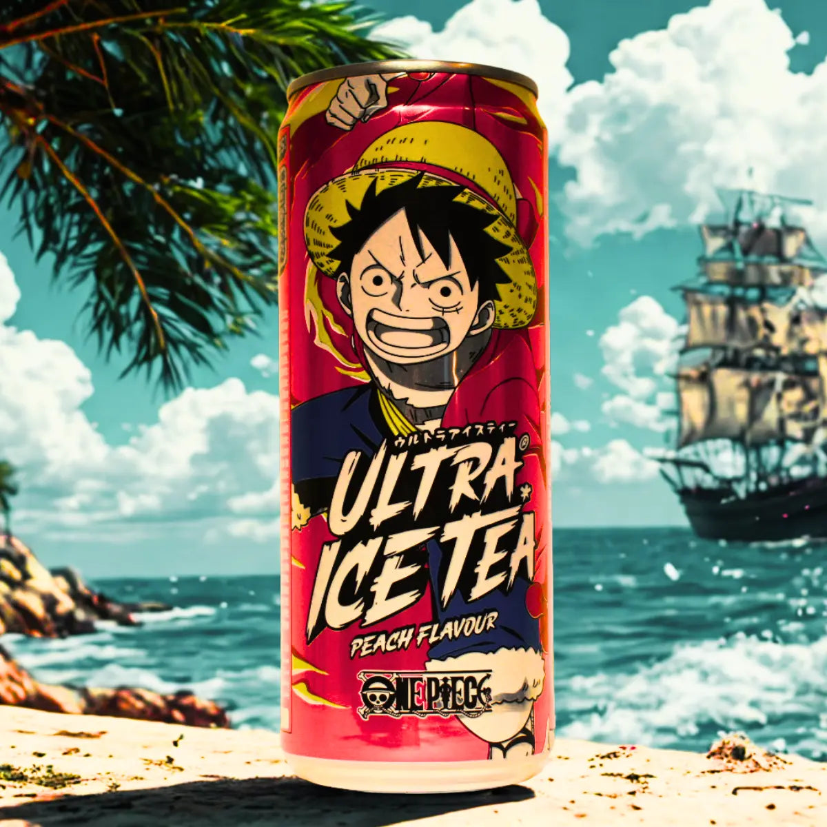 Thé pêche édition ONE PIECE _ Luffy Yuuki snacks