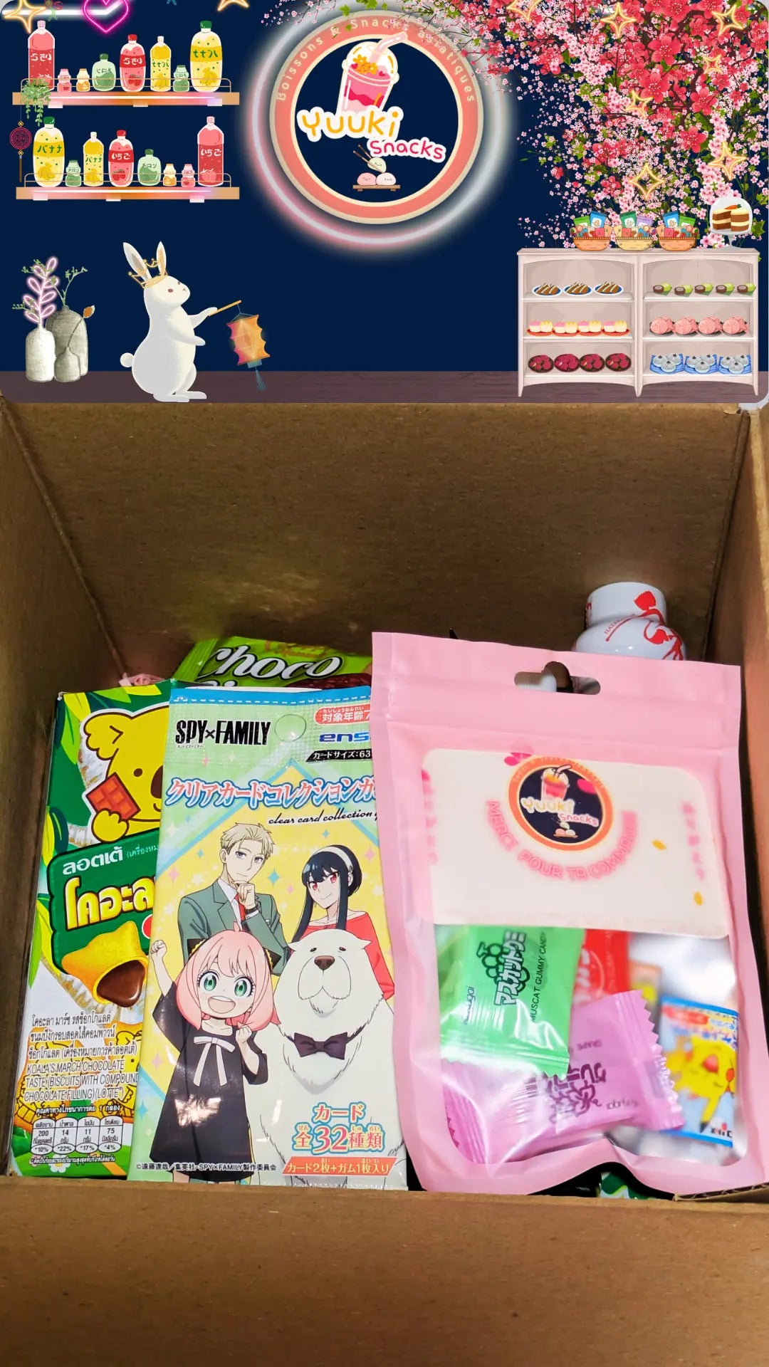 Boxs découvertes - Yuuki snacks