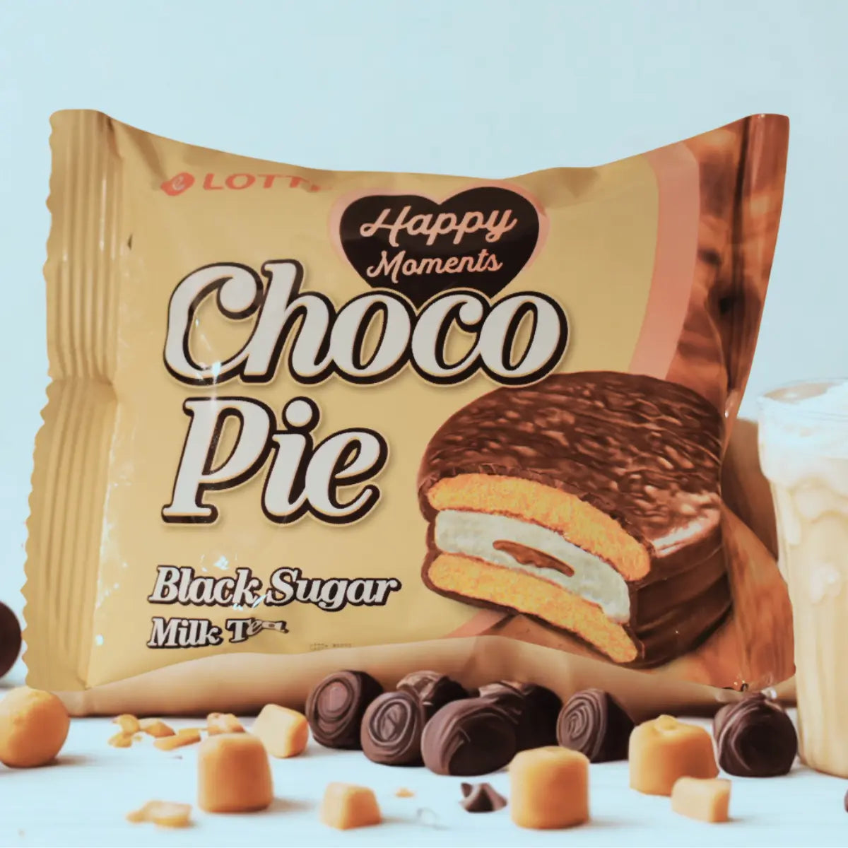 Choco Pie Bubble thé Yuuki snacks