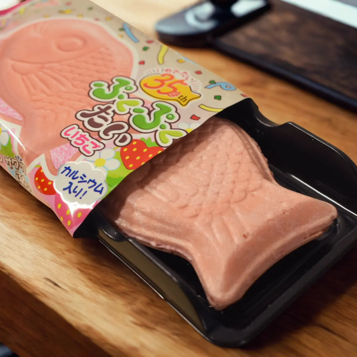 Taiyaki gaufrette fraise Yuuki snacks
